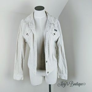 ⭐ Aeropostale Stunning Off White Jean Jacket⭐